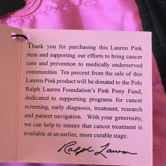 Lauren Ralph Lauren Pink Collection Reversible Vest Women's Large Pink Black NEW - Picture 10 of 14